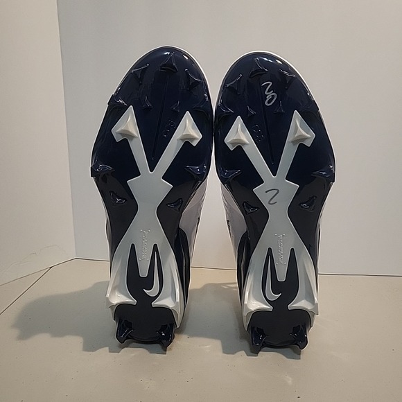 Nike Alpha Menace 4 Pro White Blue Football Cleats men's size 11 NEW FD7037-104 - Picture 10 of 11